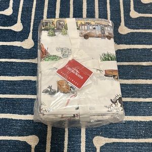 NEW Pottery Barn National Lampoon Christmas Vacation KING Size Sheet Set